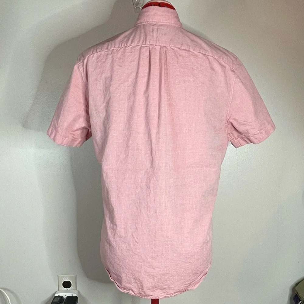 J. Crew Short-sleeve cotton oxford popover Sz S